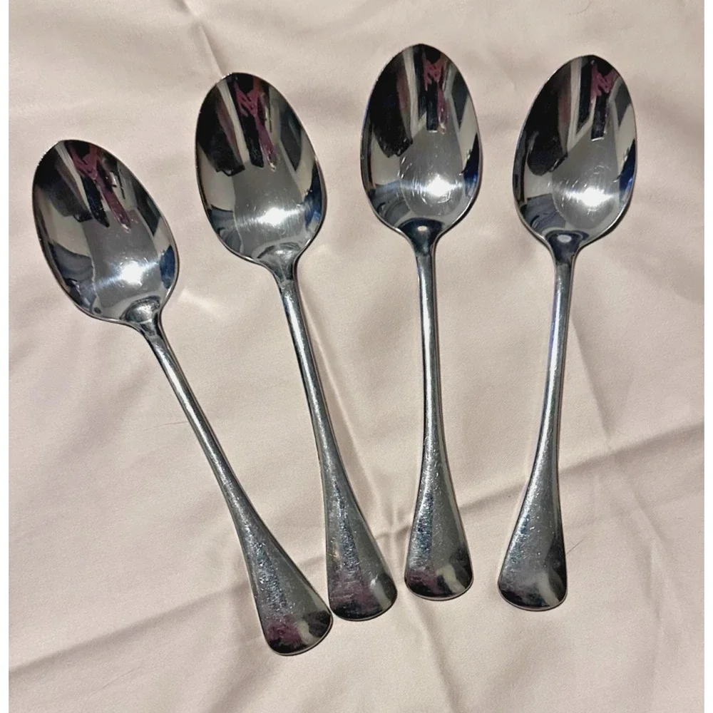 Stainless by Oneida-Cabana Table/Soup Spoons set of 4 6.75